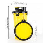 2 - in - 1 Hond Drinkfles en Voerbak – Reisbeker - Duke & Scoop