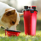 2 - in - 1 Hond Drinkfles en Voerbak – Reisbeker - Duke & Scoop