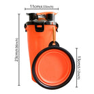 2 - in - 1 Hond Drinkfles en Voerbak – Reisbeker - Duke & Scoop