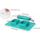 2 - in - 1 Opvouwbare Reisbak – Eten & Drinken To - Go - Duke & Scoop