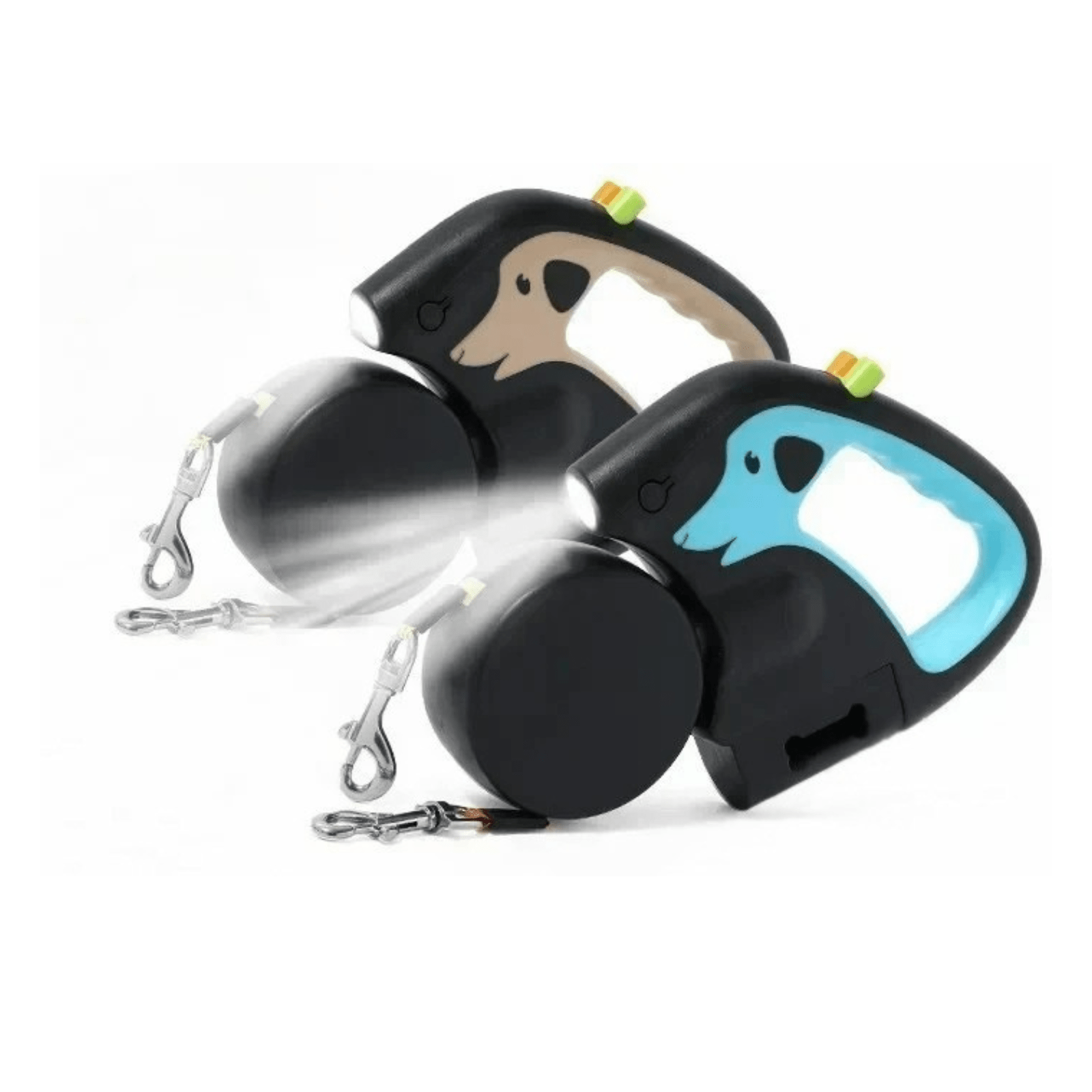 3 - in - 1 Duo Riem met Zaklamp - Duke & Scoop