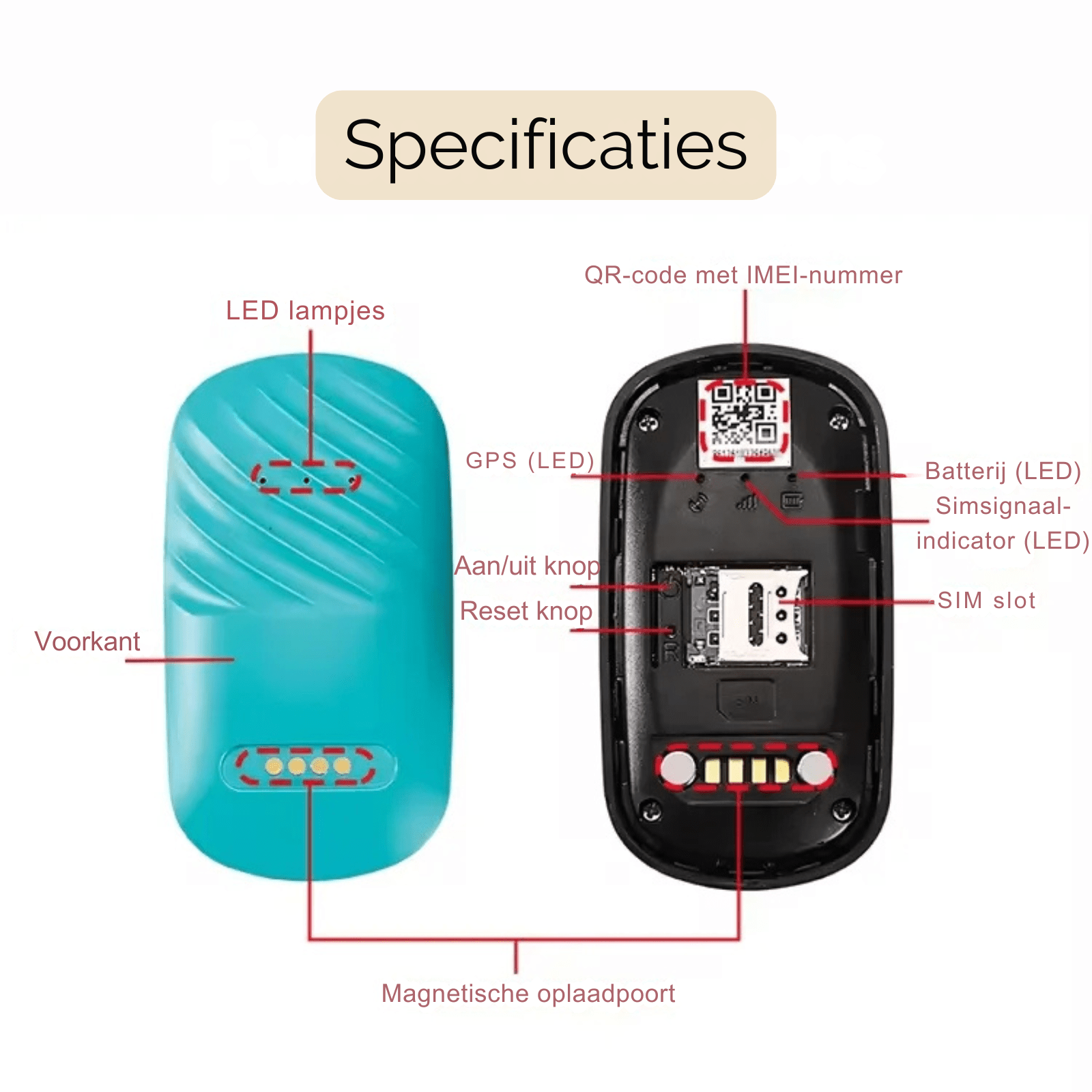 4G GPS Tracker voor Honden en Katten - Duke & Scoop