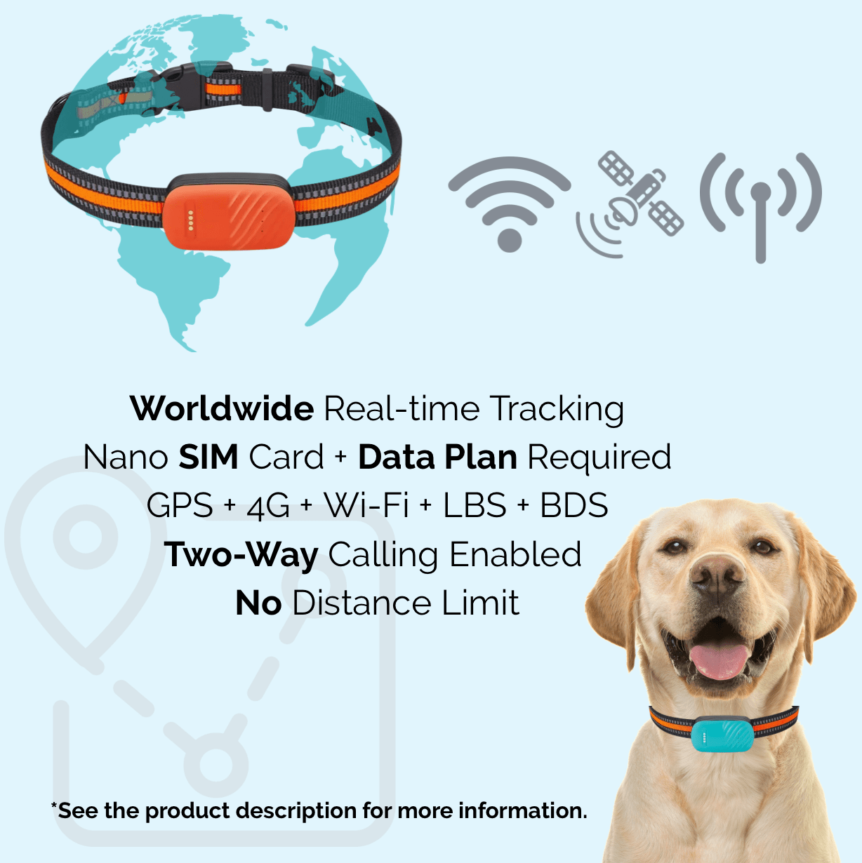 4G GPS Tracker voor Honden en Katten - Duke & Scoop