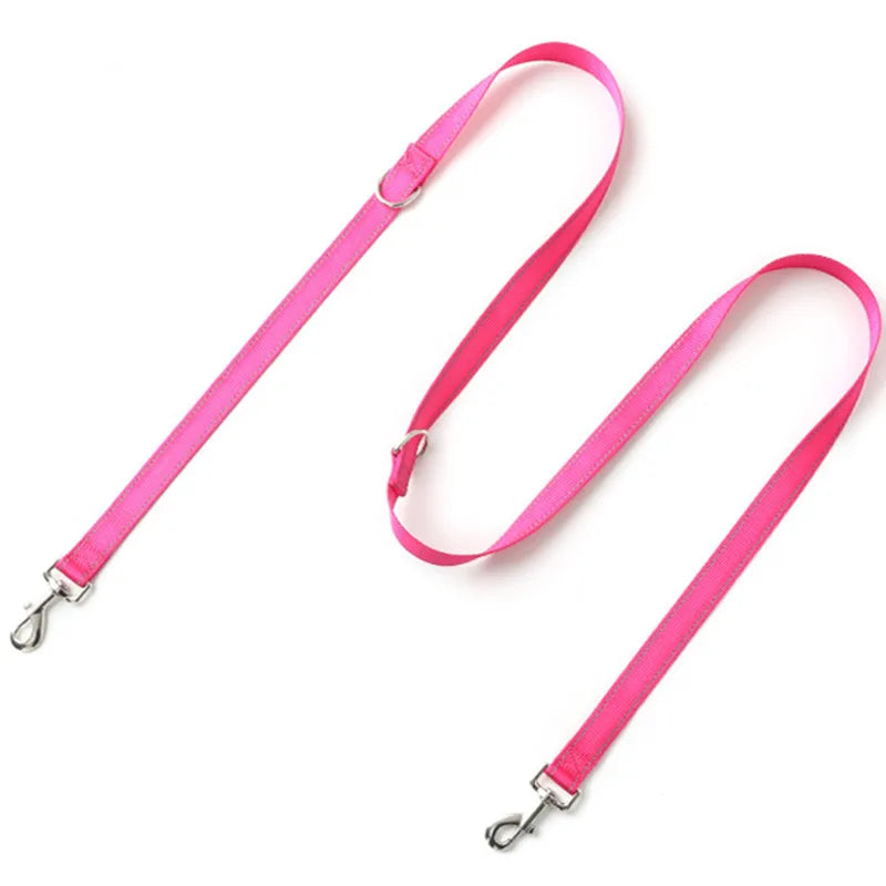 FlexiStride Hands-Free Dog Leash – Multifunctional Reflective Double Leash