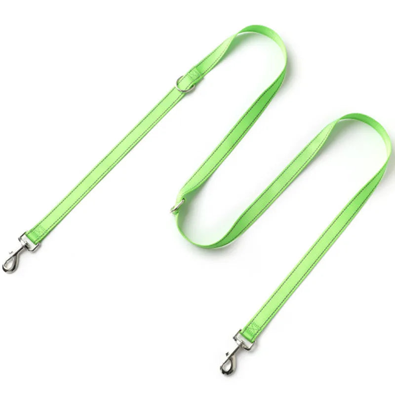 FlexiStride Hands-Free Dog Leash – Multifunctional Reflective Double Leash