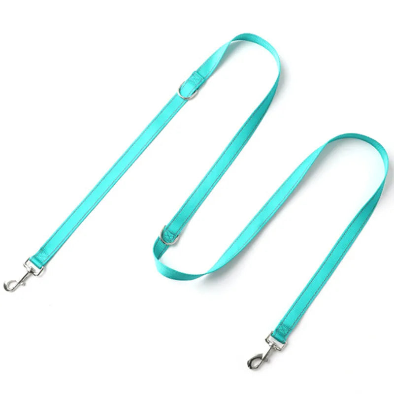 FlexiStride Hands-Free Dog Leash – Multifunctional Reflective Double Leash