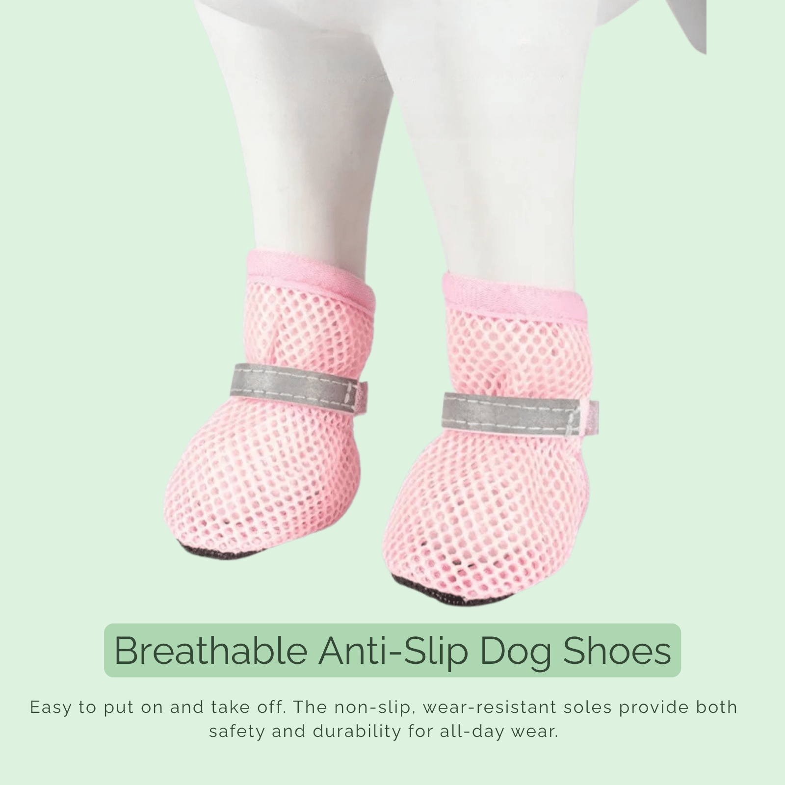 Ademende Antislip Hondenschoenen â Set van 4 - Duke & Scoop