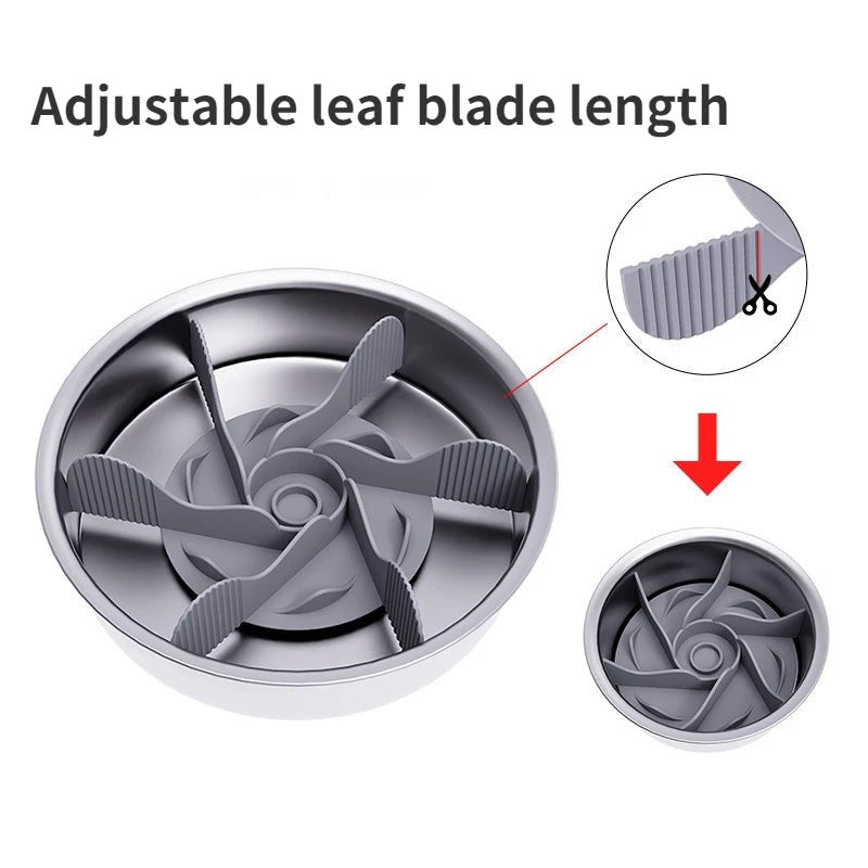 Antischrok Inzetstuk voor Voerbak – Slowfeeder Accessoire - Duke & Scoop