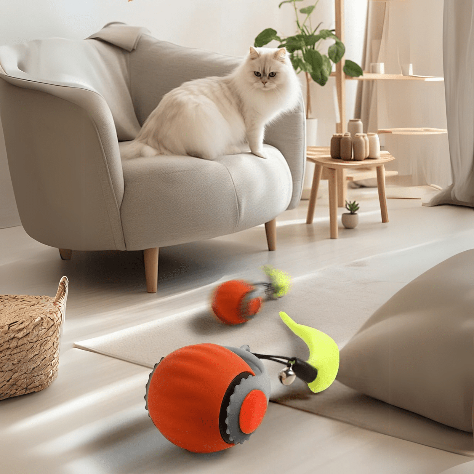 Automatische Rollende Bal - Interactief Balspeelgoed - Duke & Scoop