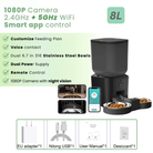 Automatische Voerbak Katten en Honden - Voerautomaat met Camera - Duke & Scoop