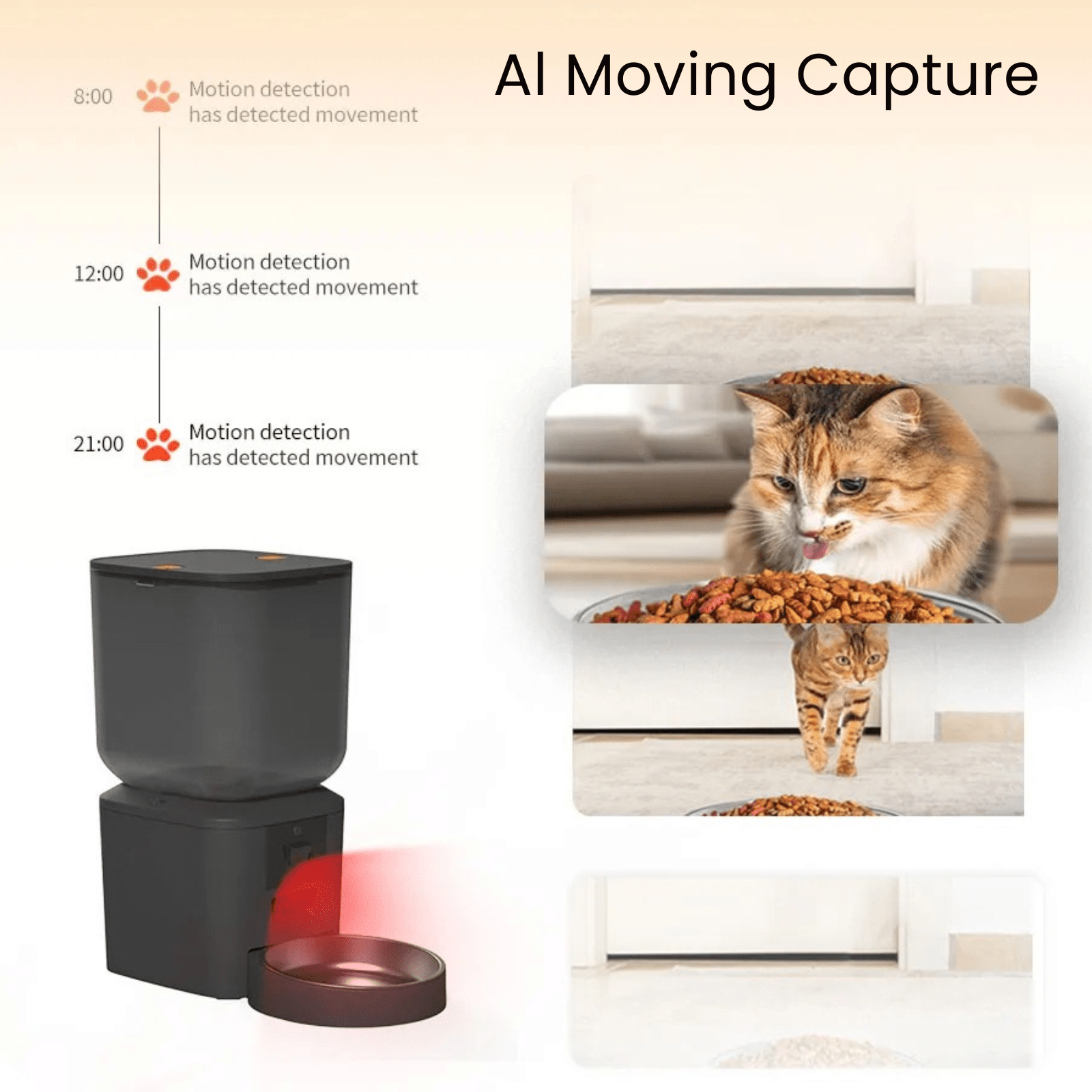 Automatische Voerbak Katten en Honden - Voerautomaat met Camera - Duke & Scoop