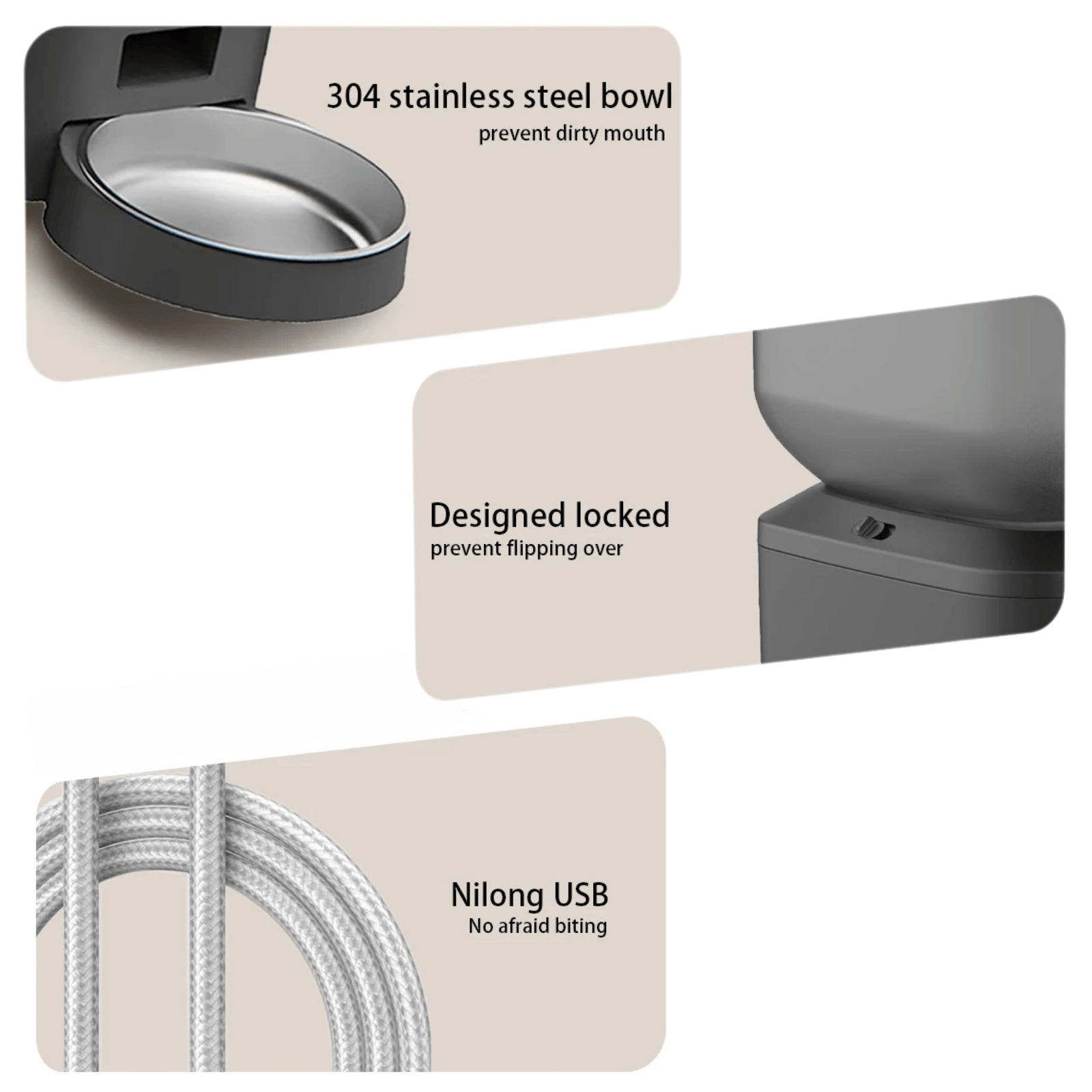 Automatische Voerbak Katten en Honden - Voerautomaat met Camera - Duke & Scoop