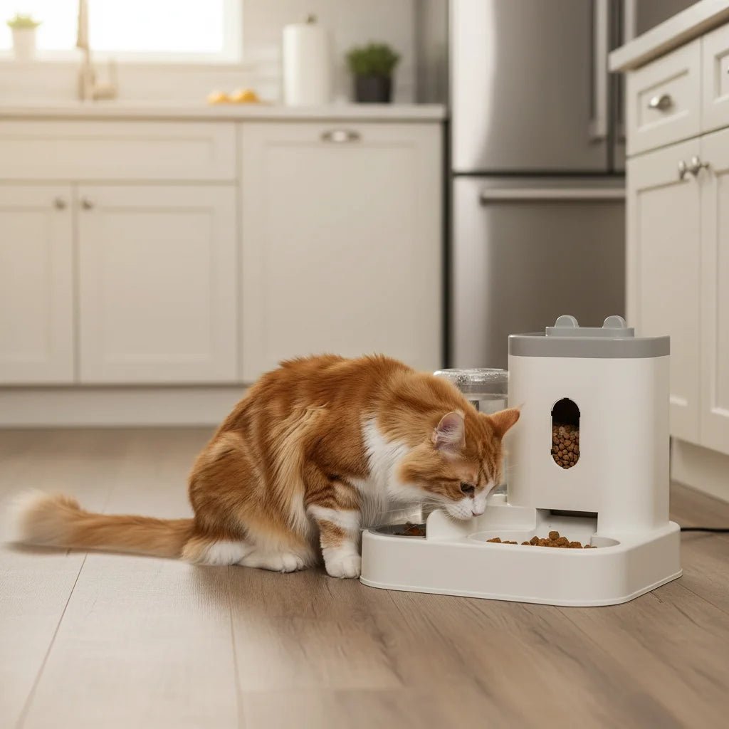 Automatische Water en Voederbak voor Huisdieren - Duke & Scoop