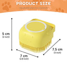 Badborstel met Shampoo Dispenser voor Honden & Katten - Duke & Scoop