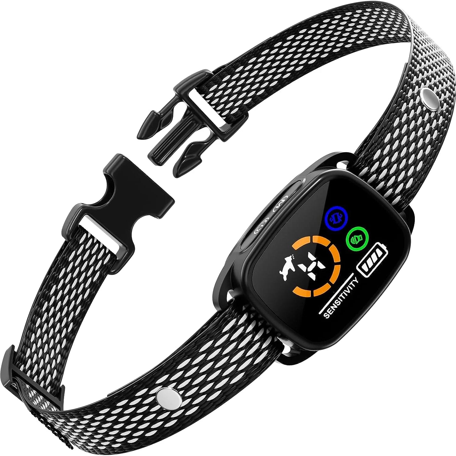 Blafband voor Kleine tot Medium Honden - Zwart, Vibration, Oplaadbaar - Duke & Scoop