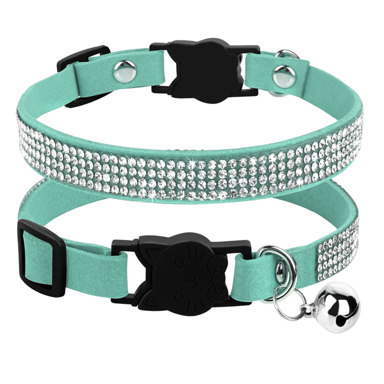 Bling Zachte Leren Halsband - Duke & Scoop