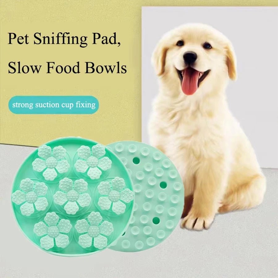 Bloemvormige Siliconen Slowfeeder voor Hond of Kat - Duke & Scoop