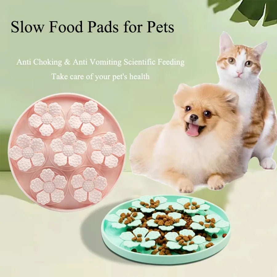 Bloemvormige Siliconen Slowfeeder voor Hond of Kat - Duke & Scoop