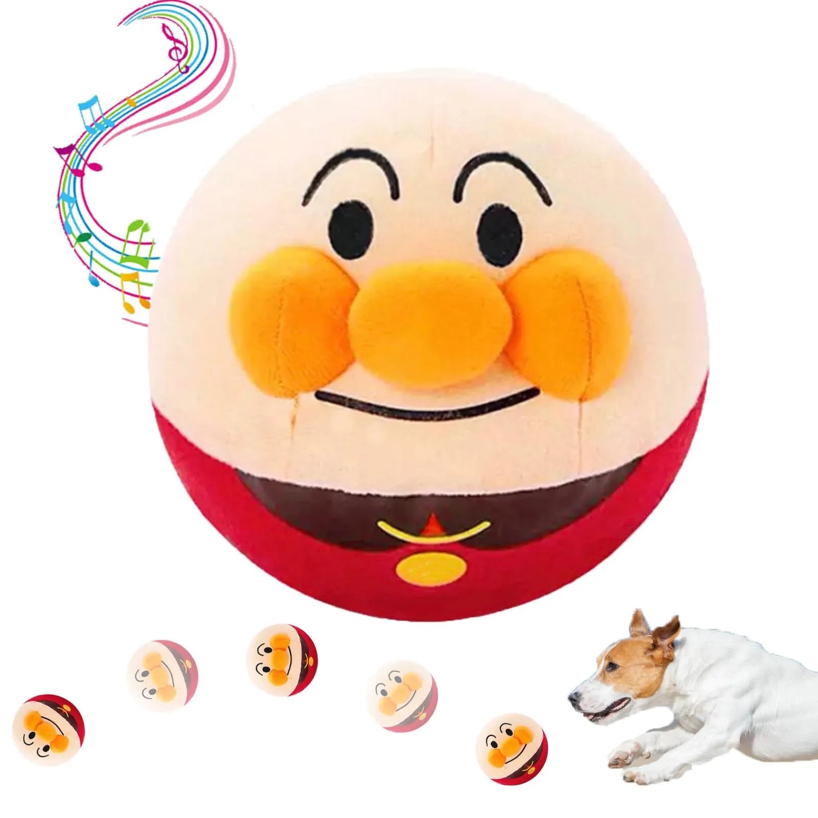 Bouncing Pet – Pluche Interactieve Speelbal voor Honden - Duke & Scoop