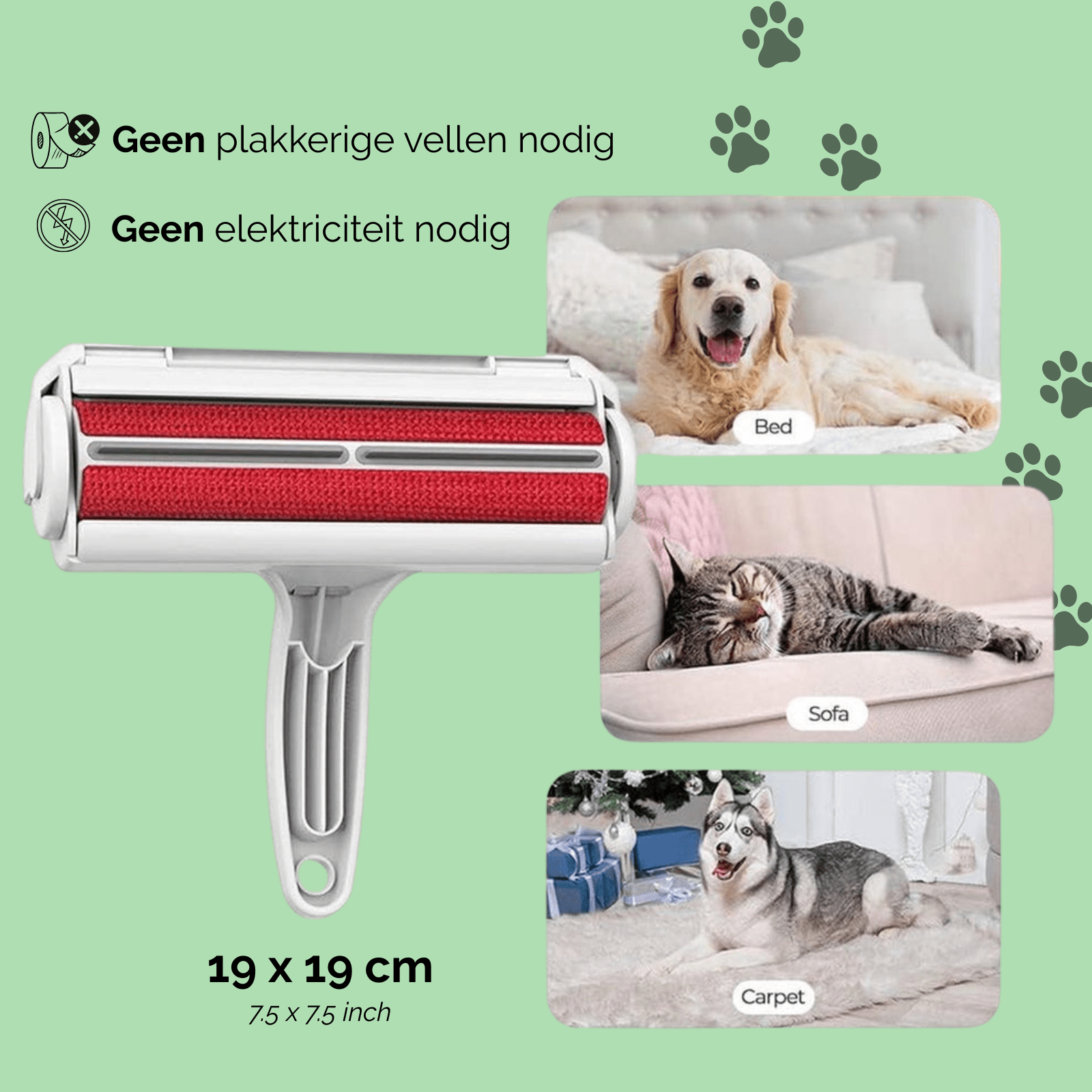 CleanFur - Herbruikbare Huisdier Haarverwijderaar - Duke & Scoop