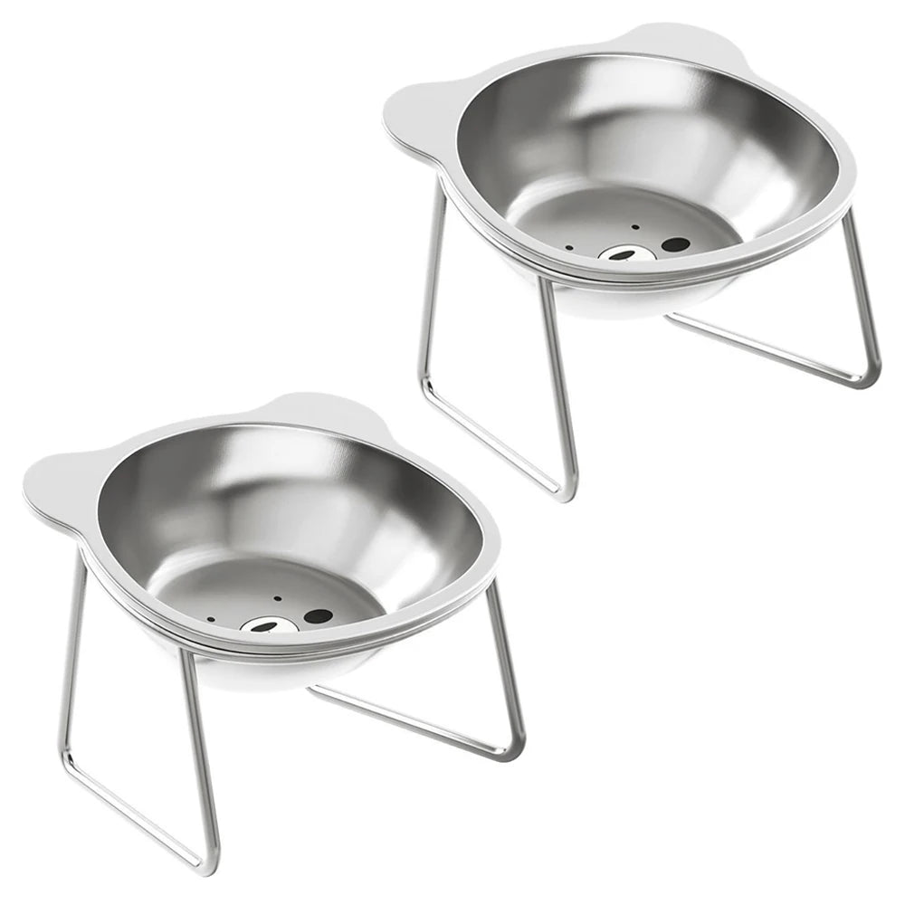 Comfort Bowl Verhoogde RVS Kattenbak - Duke & Scoop