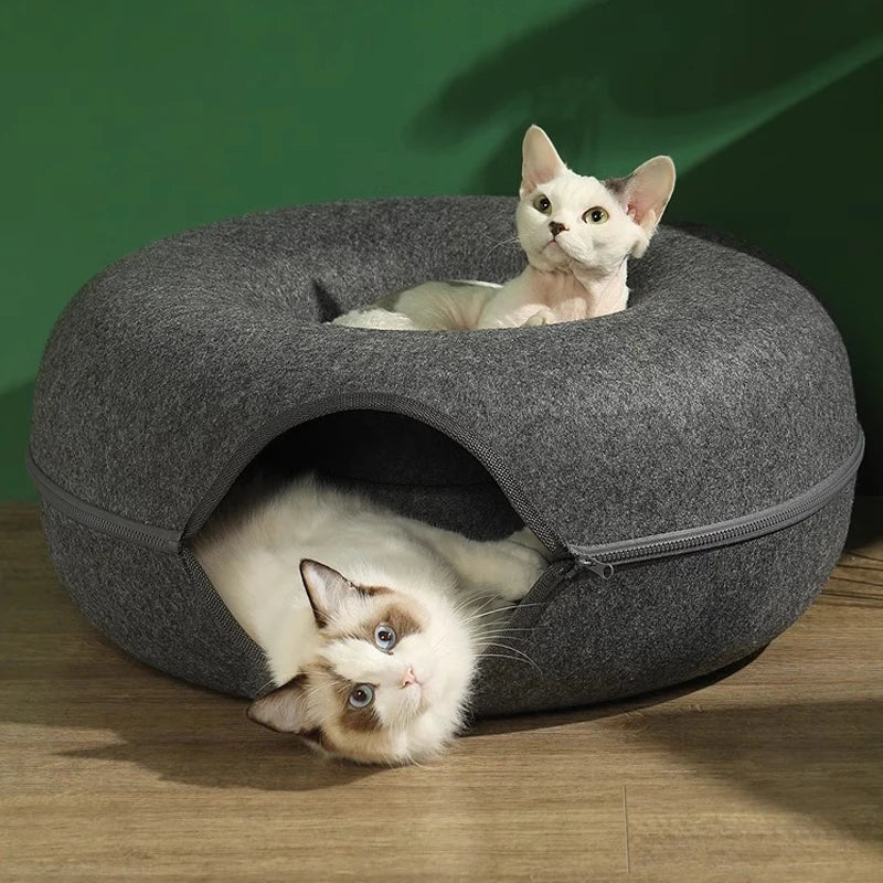 Donut Tunnelbed Speelgoed – Kattenbed & Speelplek - Duke & Scoop