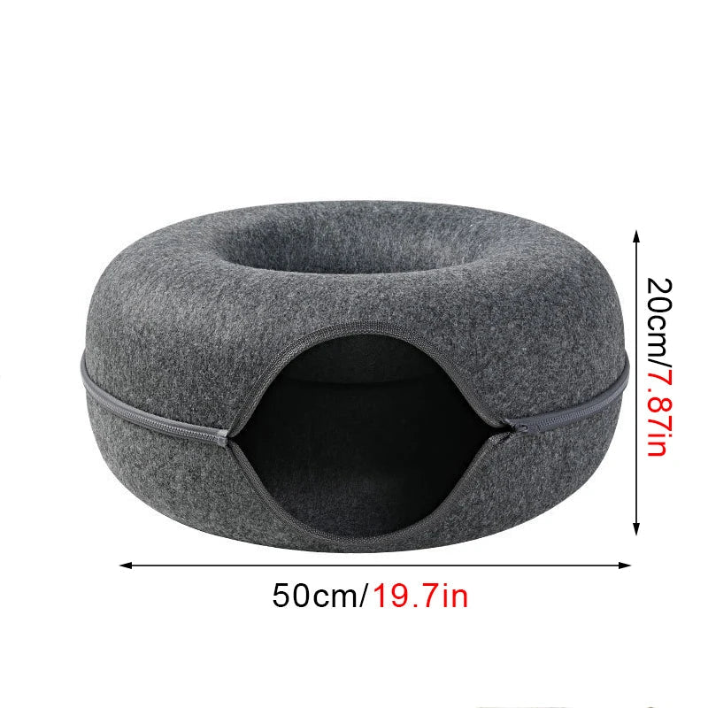 Donut Tunnelbed Speelgoed – Kattenbed & Speelplek - Duke & Scoop