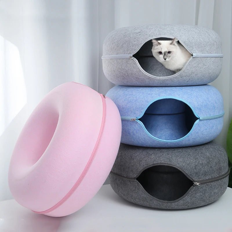Donut Tunnelbed Speelgoed – Kattenbed & Speelplek - Duke & Scoop