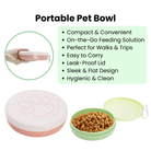 Draagbare Drink - en Voerbak met Deksel - Duke & Scoop