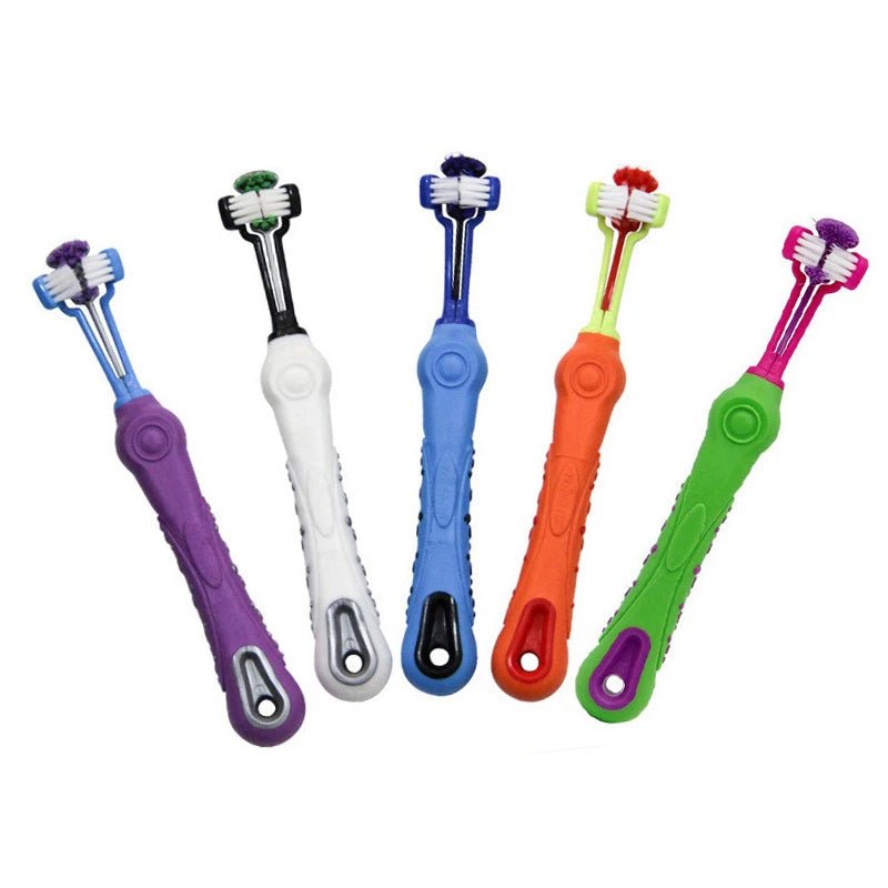 Driezijdige Tandenborstel voor Hond en Kat - Duke & Scoop