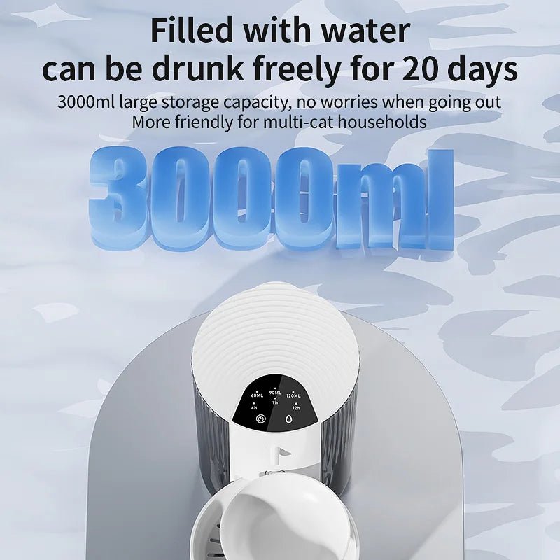 Drinkfontein voor Katten en Honden - 3L Automatische en Draadloze Drinkbak - Duke & Scoop