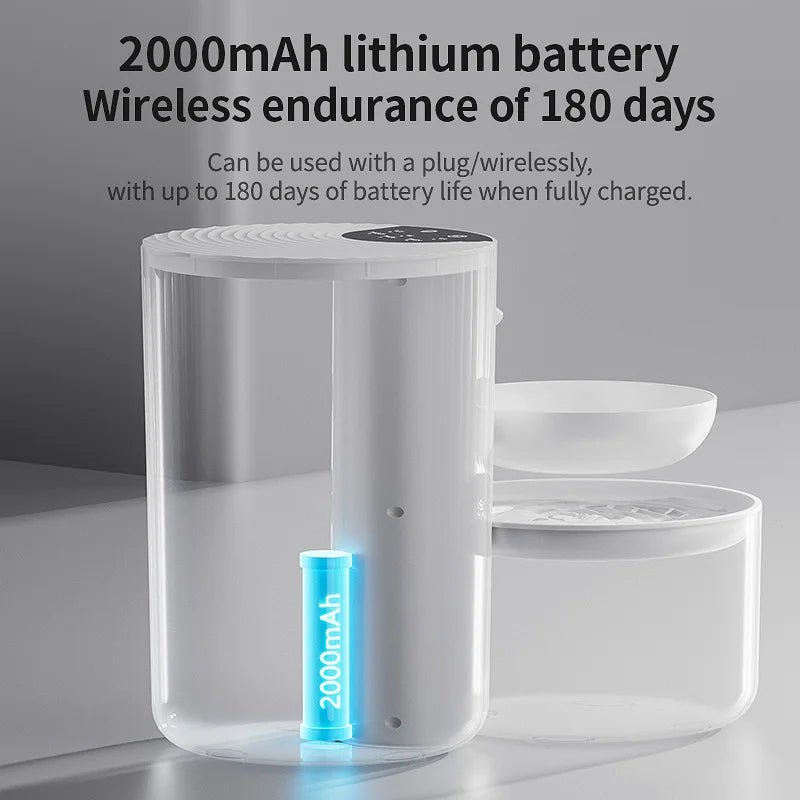 Drinkfontein voor Katten en Honden - 3L Automatische en Draadloze Drinkbak - Duke & Scoop