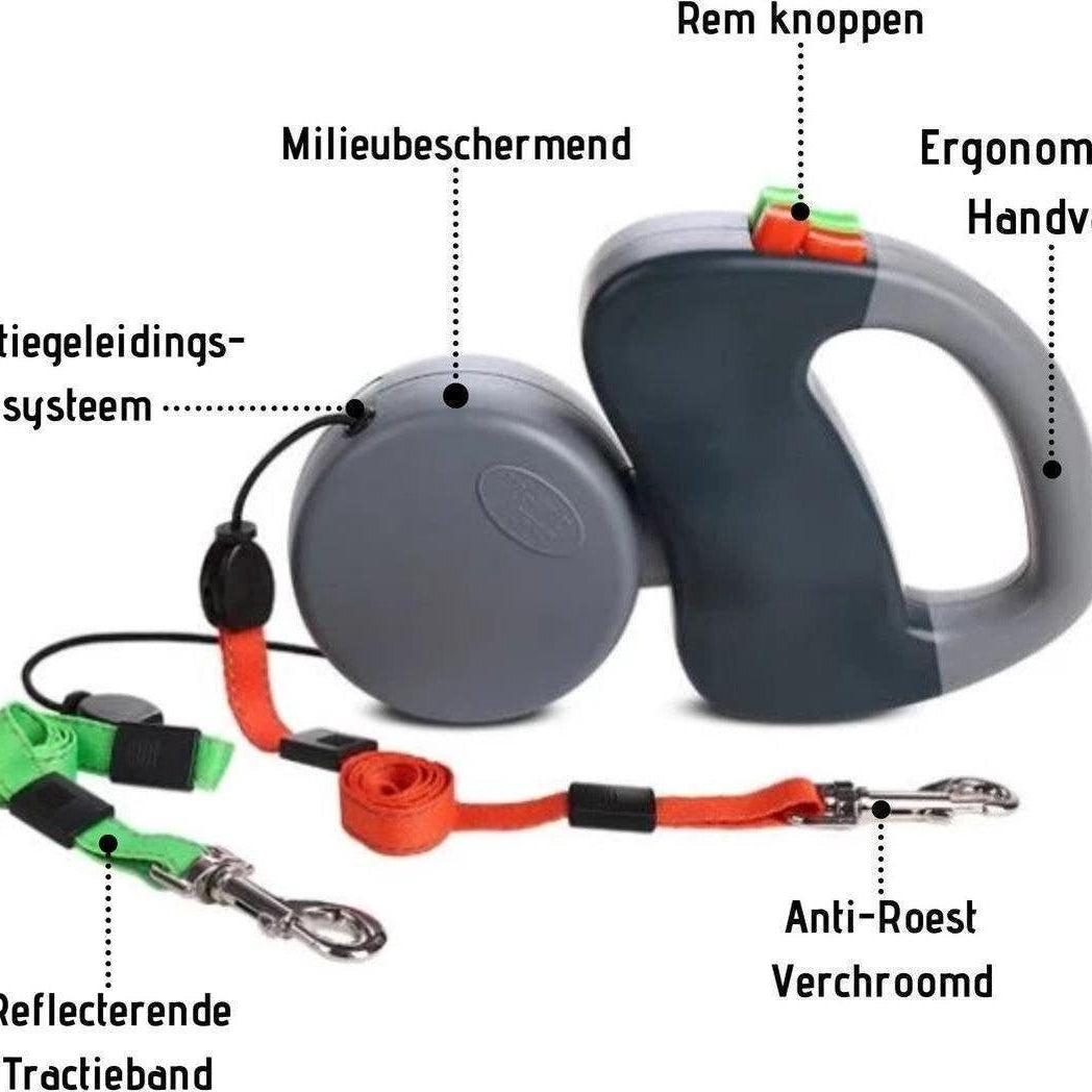 Dualleash - Anti Twist Riem - Duke & Scoop