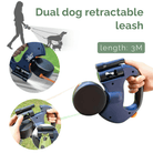 Dubbele Uittrekriem – Hondenriem 360° & Reflecterend - Duke & Scoop