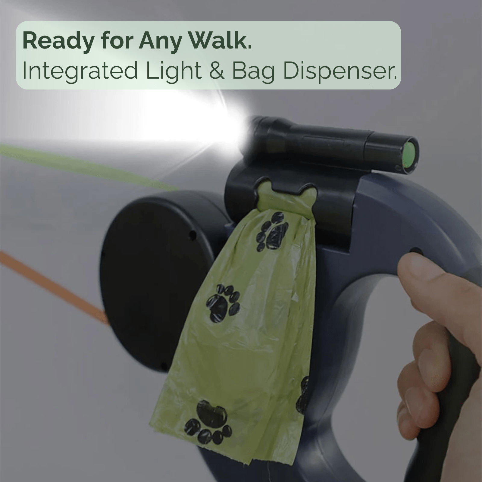 Dubbele Uittrekriem – Hondenriem 360° & Reflecterend - Duke & Scoop