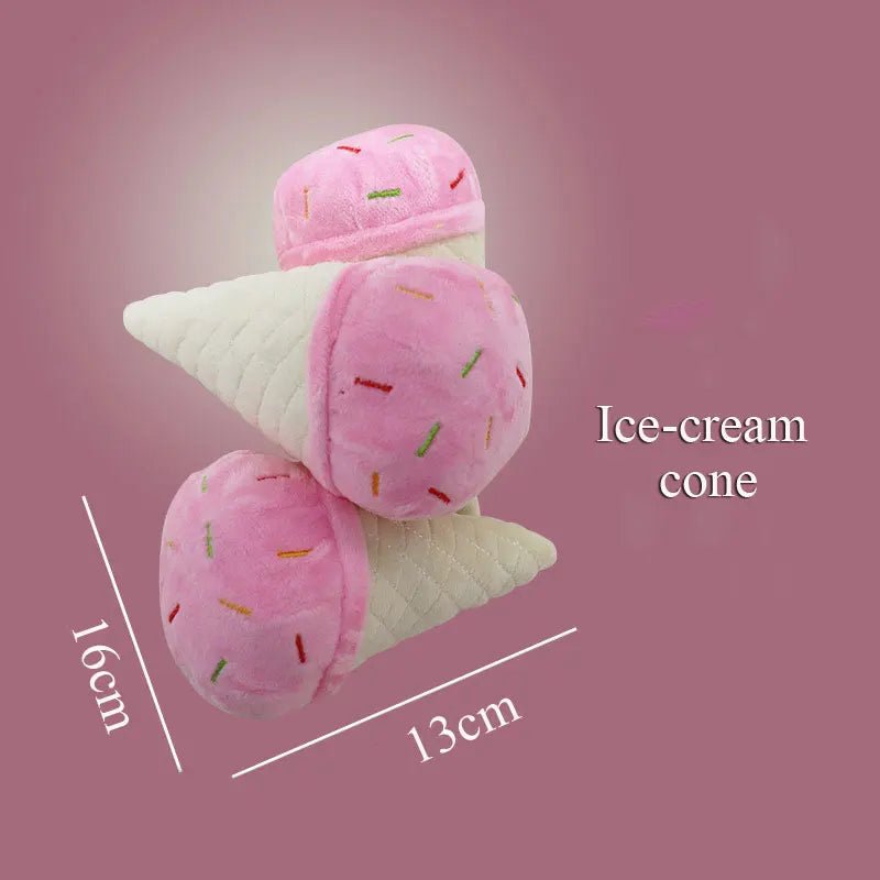 Fastfood Fun voor je Hond – Zacht Pluche Speeltje - Duke & Scoop