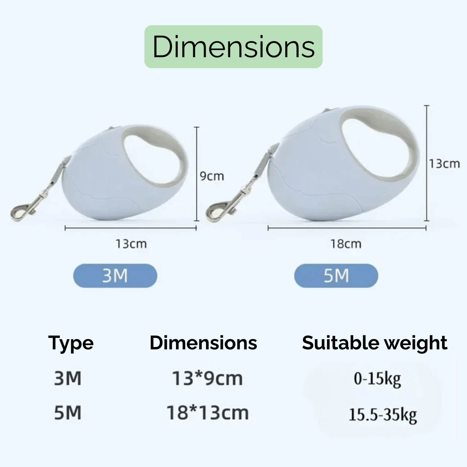 Flexi Riem (3M/5M) - Duke & Scoop