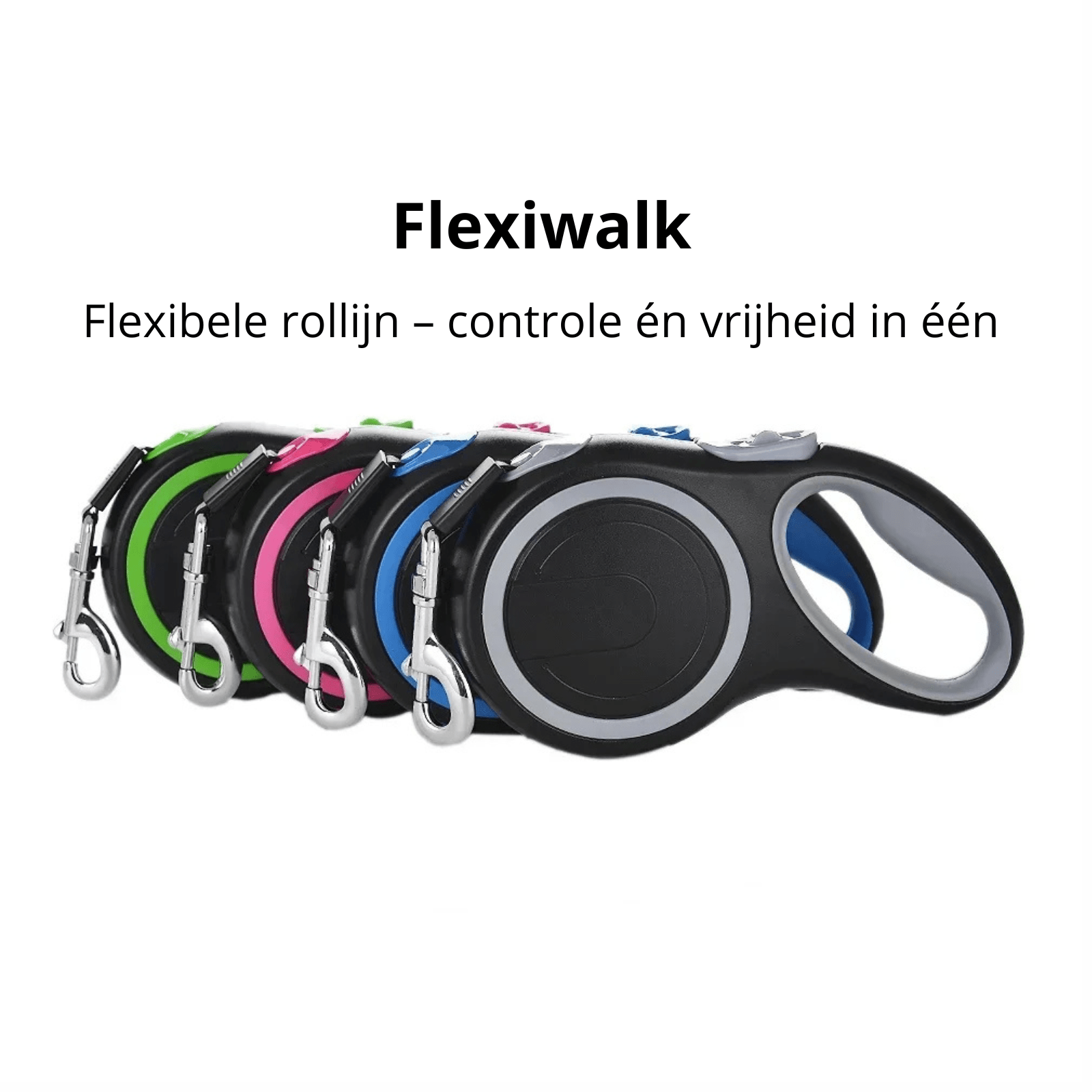 FlexiWalk Uittrekbare Hondenriem - Duke & Scoop