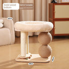 Geïntegreerde Krabpaal met Sisal Krabbal - Duke & Scoop