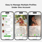 GPS Kattenhalsband met Airtag Houder & Reflectie - Duke & Scoop