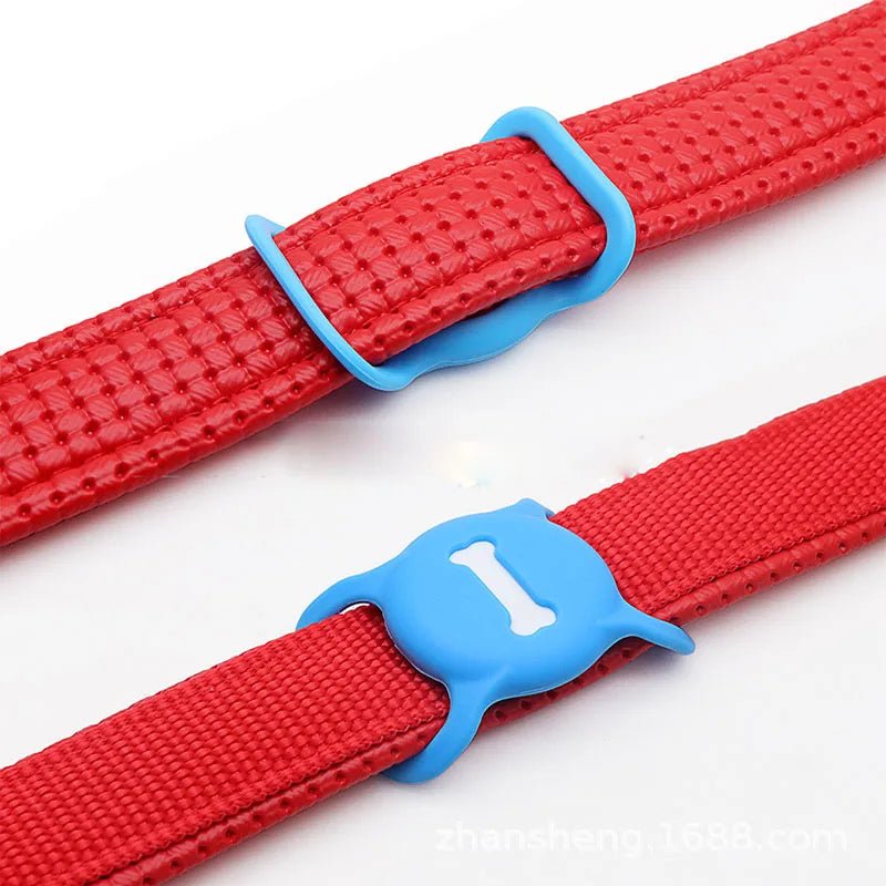 Halsband met AirTag Houder - Duke & Scoop