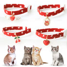 Halsband met Hartjes patroon & Bloem Hanger - Duke & Scoop