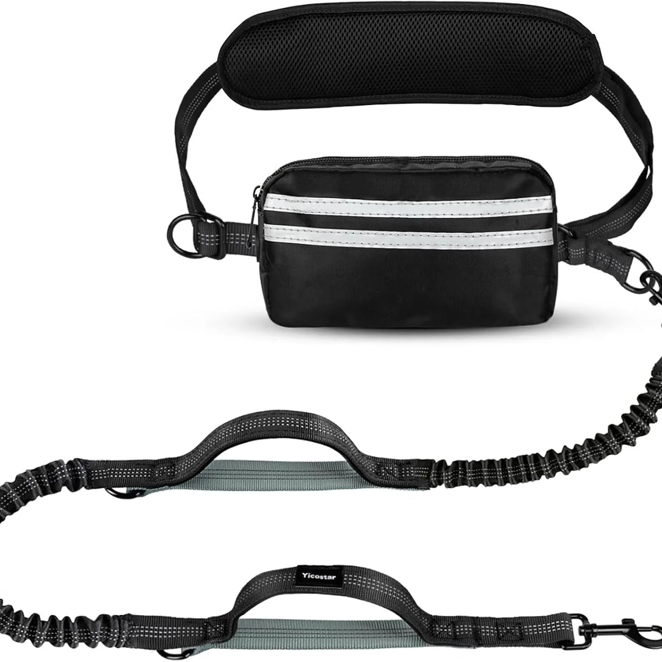 Handsfree Hondenriem met Opbergtasje - Duke & Scoop