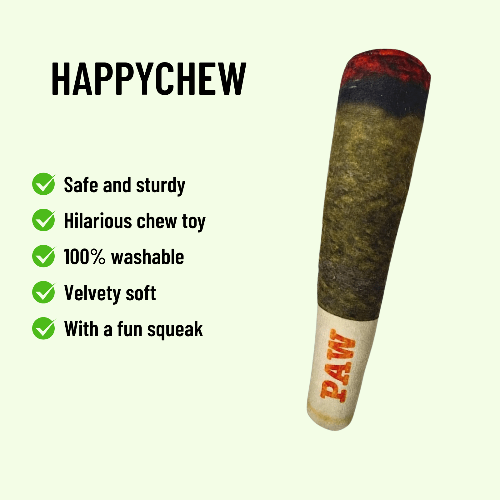 HappyChew – Pluche Sigaar - Duke & Scoop