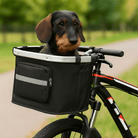 Honden Fietsmand – Opvouwbare Hondenmand op Fiets voor Kleine Honden en Katten - Duke & Scoop