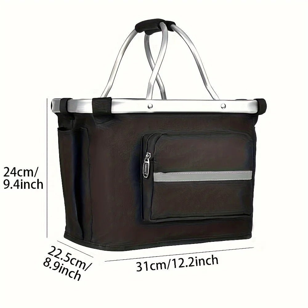 Honden Fietsmand – Opvouwbare Hondenmand op Fiets voor Kleine Honden en Katten - Duke & Scoop