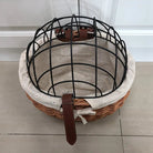 Honden Fietsmand Rieten Stijl – Stevige Hondenmand op Fiets - Duke & Scoop