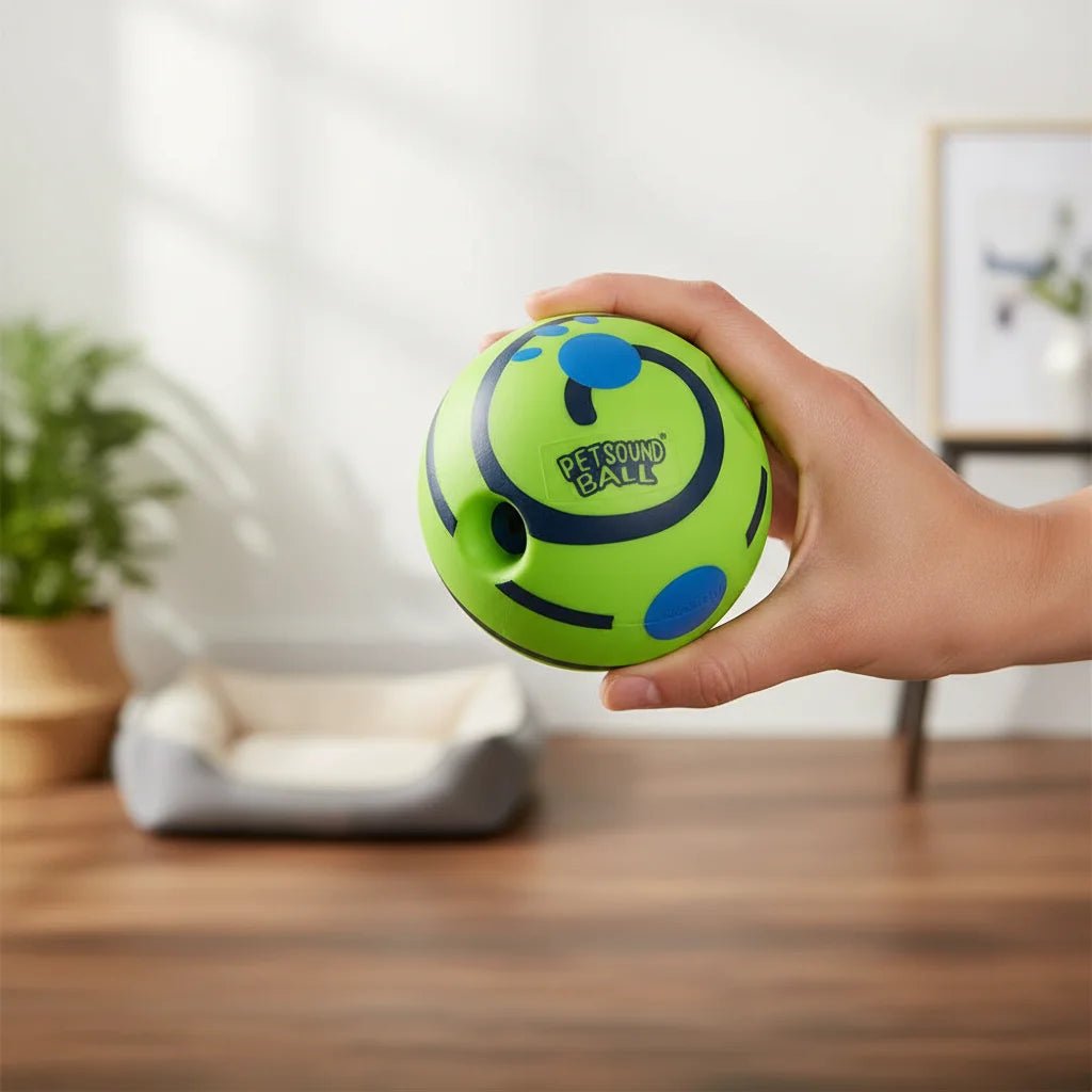 Honden Speelbal met Geluid - Hondenspeelgoed - Interactieve Hondenspeelbal - Duke & Scoop