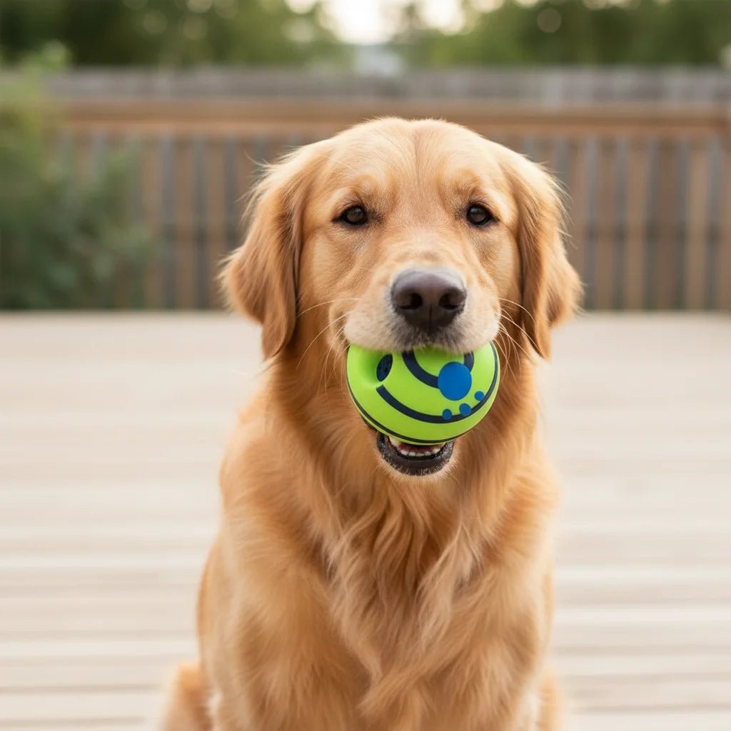 Honden Speelbal met Geluid - Hondenspeelgoed - Interactieve Hondenspeelbal - Duke & Scoop