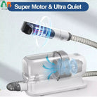 Honden Trimset – Stille Honden Tondeuse met Stofzuiger - Duke & Scoop